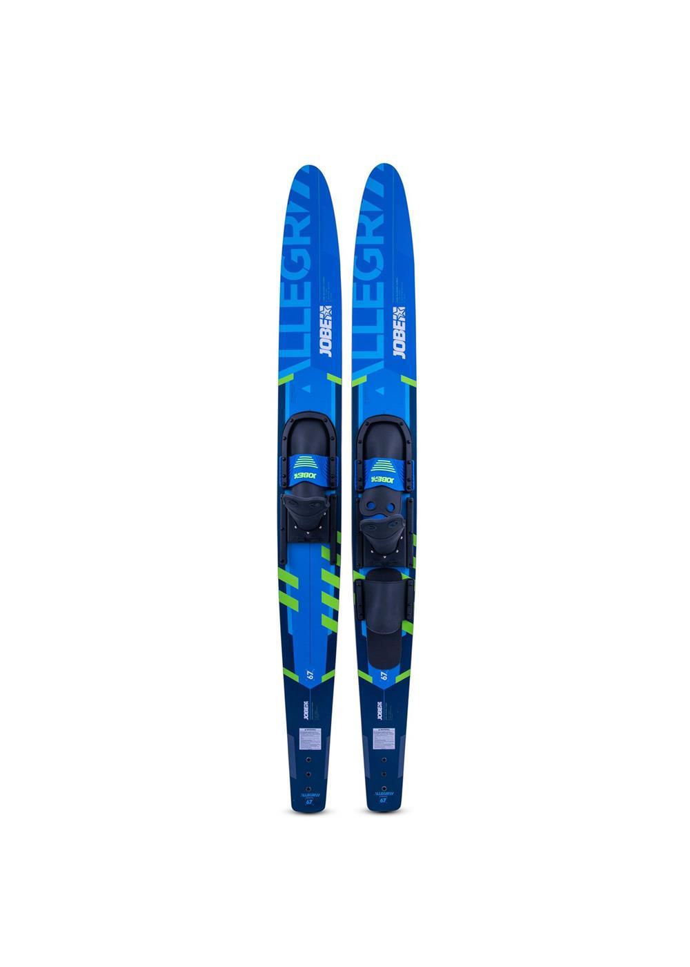 Jobe Allegre 67" Combo Waterskis Blue - Jobe Sports Australia