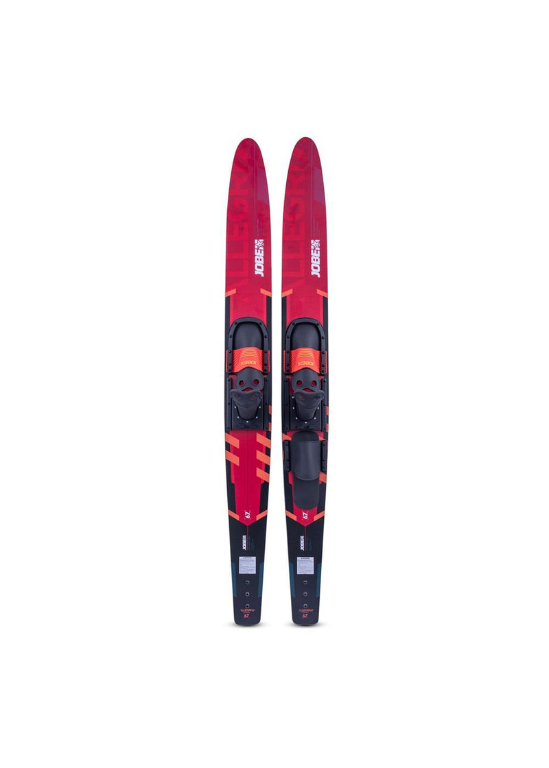 Jobe Allegre 67" Combo Waterskis Red - Jobe Sports Australia