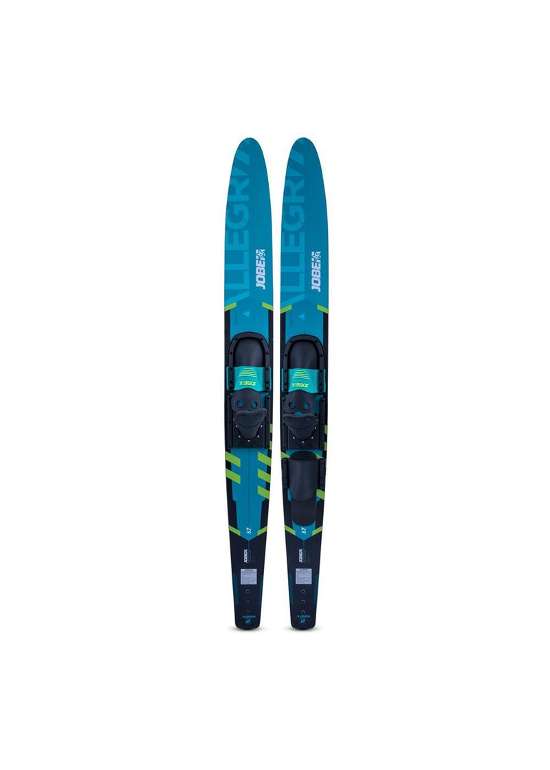 Jobe Allegre Combo Waterskis Teal - Jobe Sports Australia