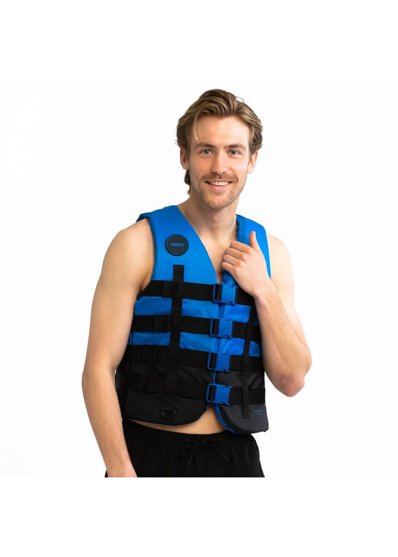 Jobe 4 Buckle Life Jacket Blue - Jobe Sports Australia