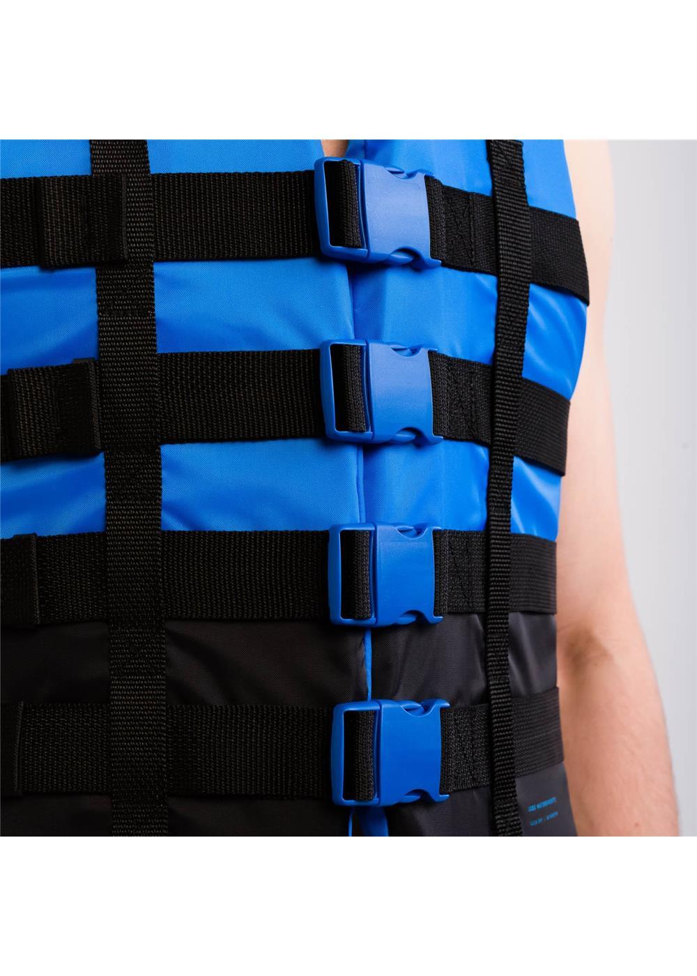 Jobe 4 Buckle Life Jacket Blue - Jobe Sports Australia