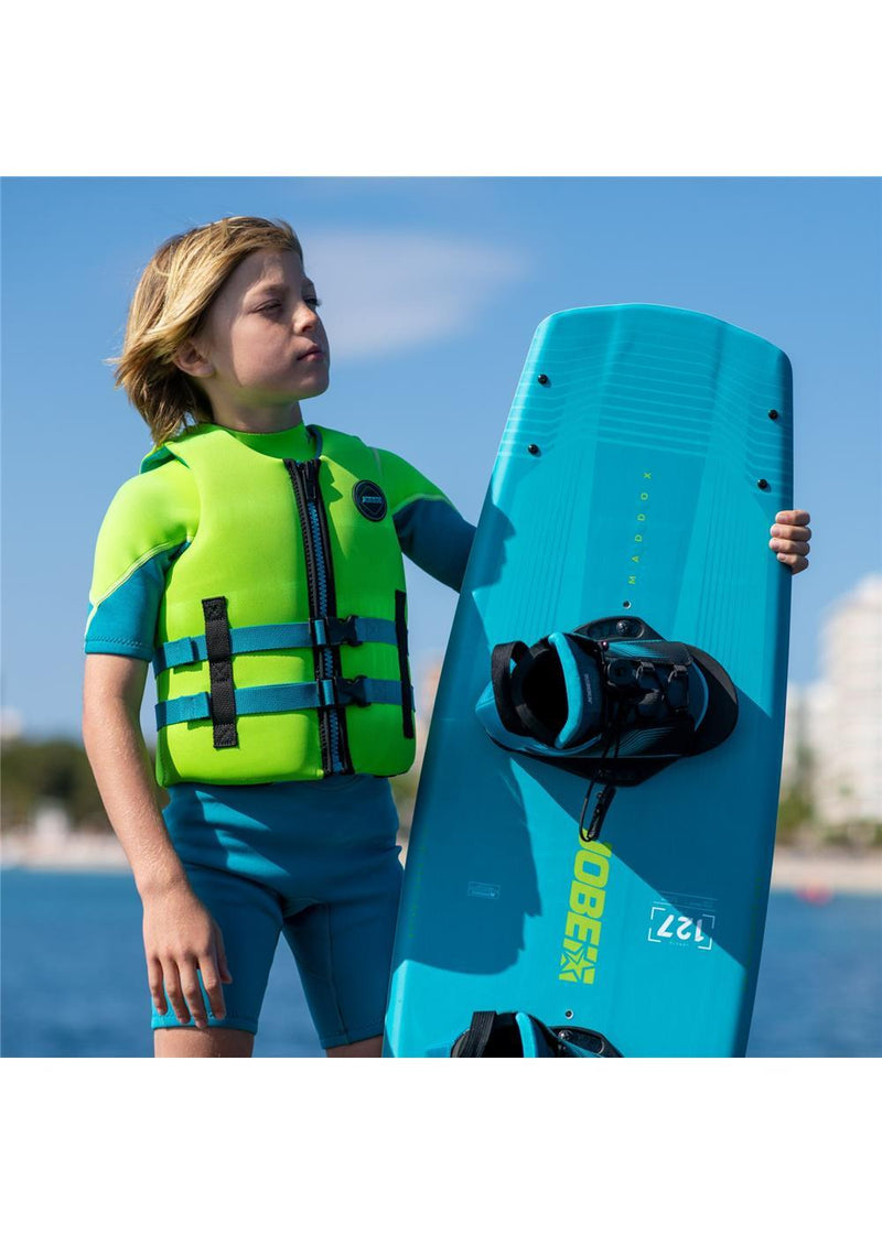 Jobe Neoprene Kids Life Jacket Lime Green - Jobe Sports Australia