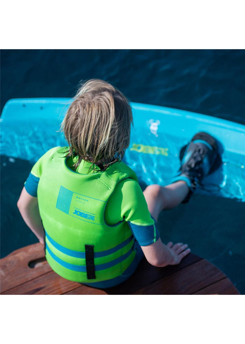 Jobe Neoprene Kids Life Jacket Lime Green - Jobe Sports Australia