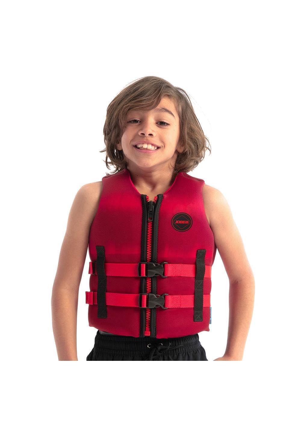 Jobe Neoprene Life Vest Kids Red - Jobe Sports Australia