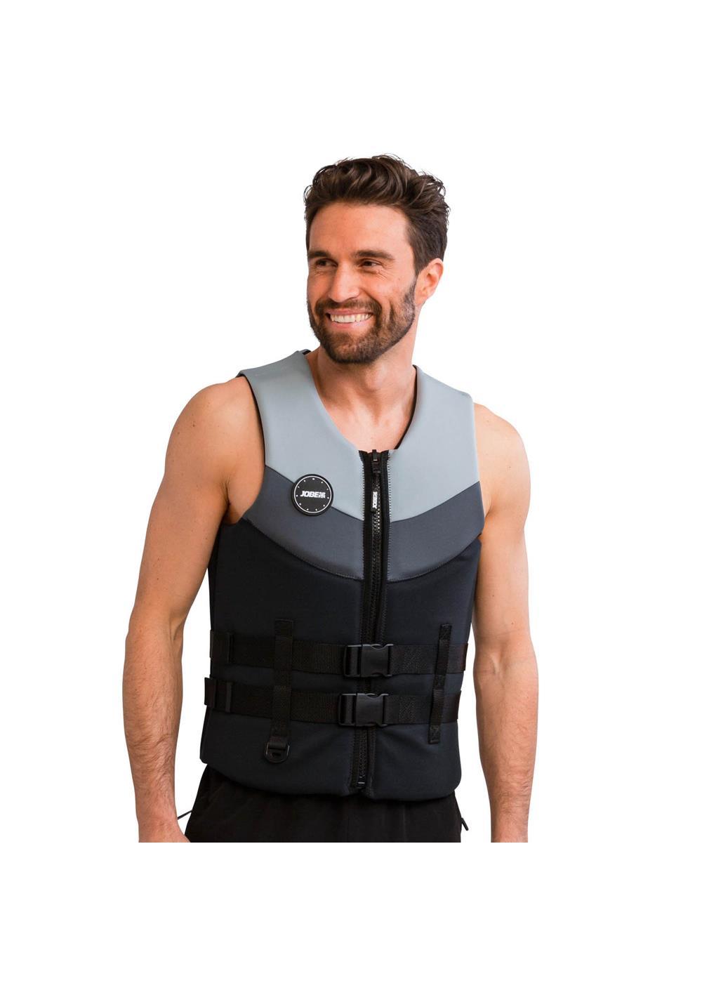 Jobe Neoprene Mens Life Jacket Graphite Grey - Jobe Sports Australia