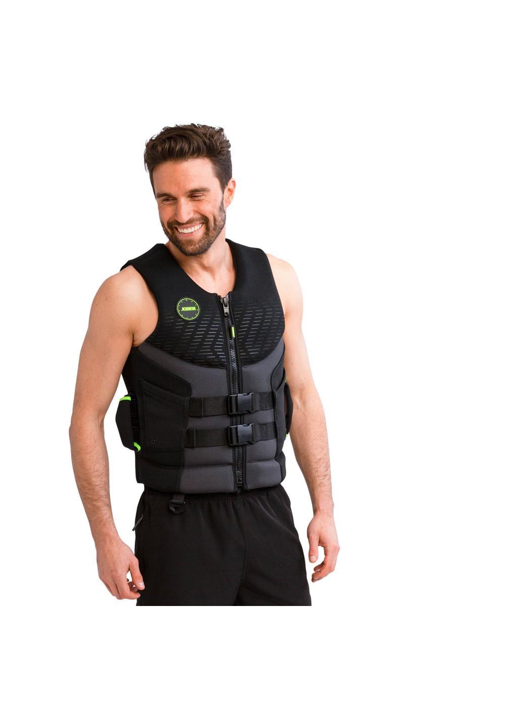 Jobe Premium Neoprene Mens Life Jacket Black - Jobe Sports Australia