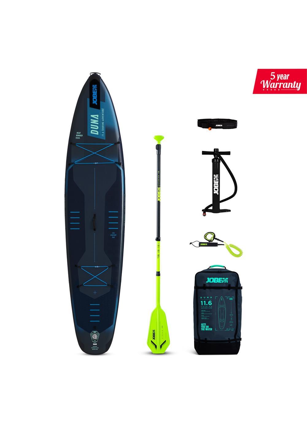 Jobe Inflatable Stand Up Paddle Board Package (SUP) - Duna 11.6