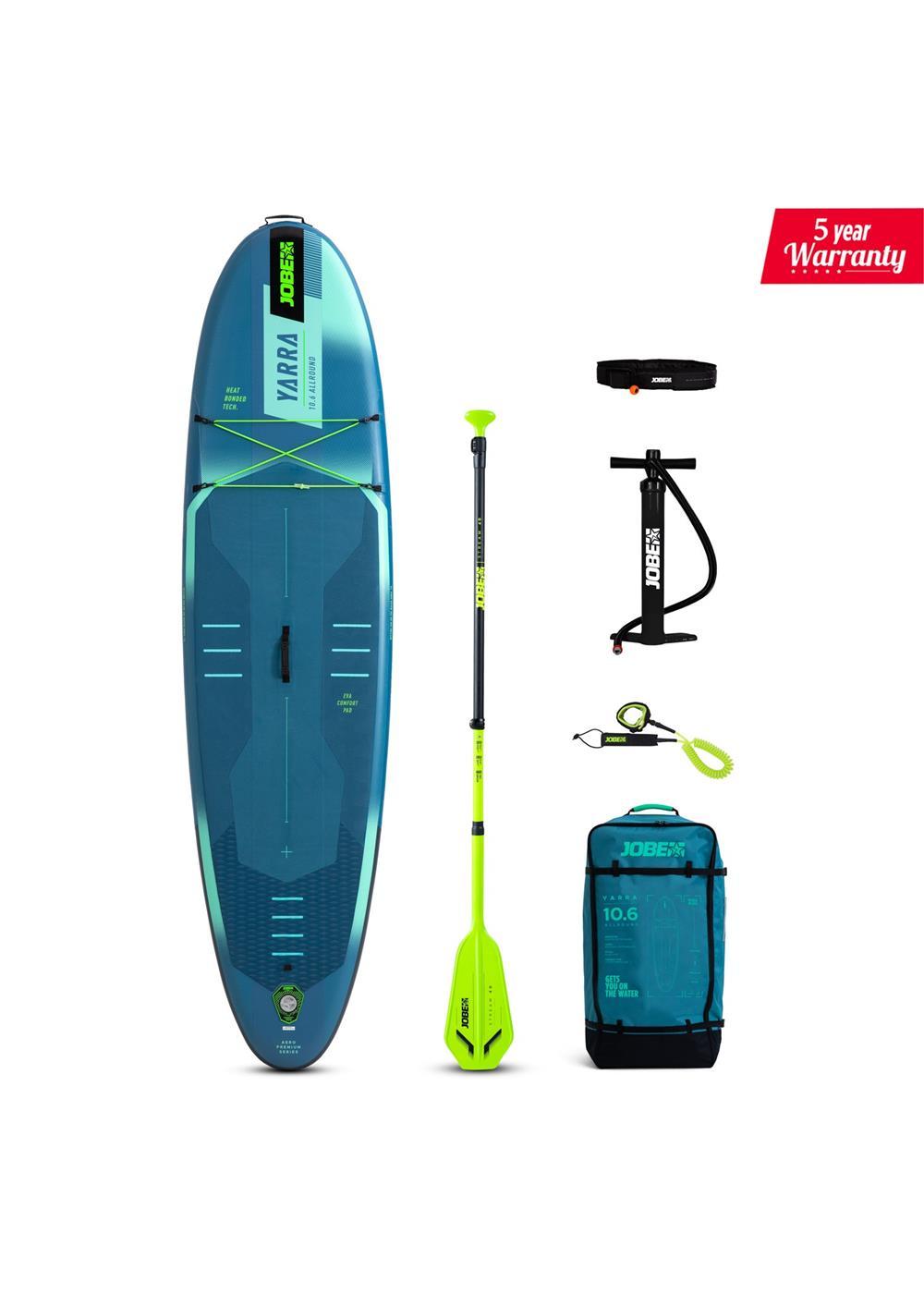 Jobe Inflatable Stand Up Paddle Board Package (SUP) - Yarra 10.6