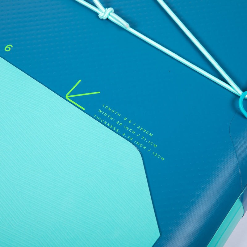 Jobe Inflatable Stand Up Paddle Board Package (SUP) - Sava 8.6