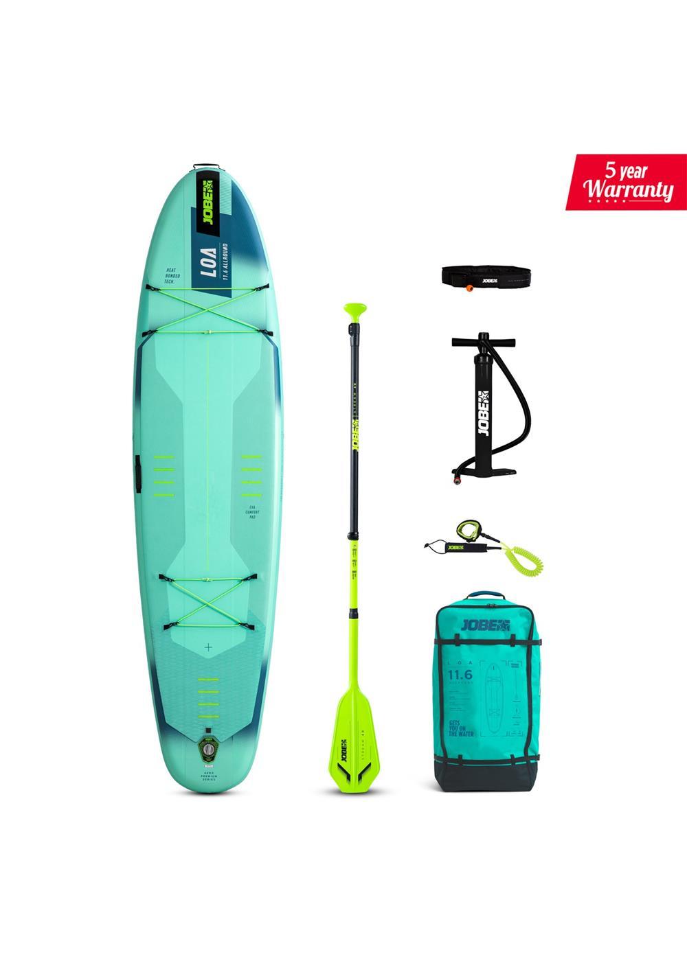 Jobe Inflatable Stand Up Paddle Board Package (SUP) – Loa 11.6 (25/26)
