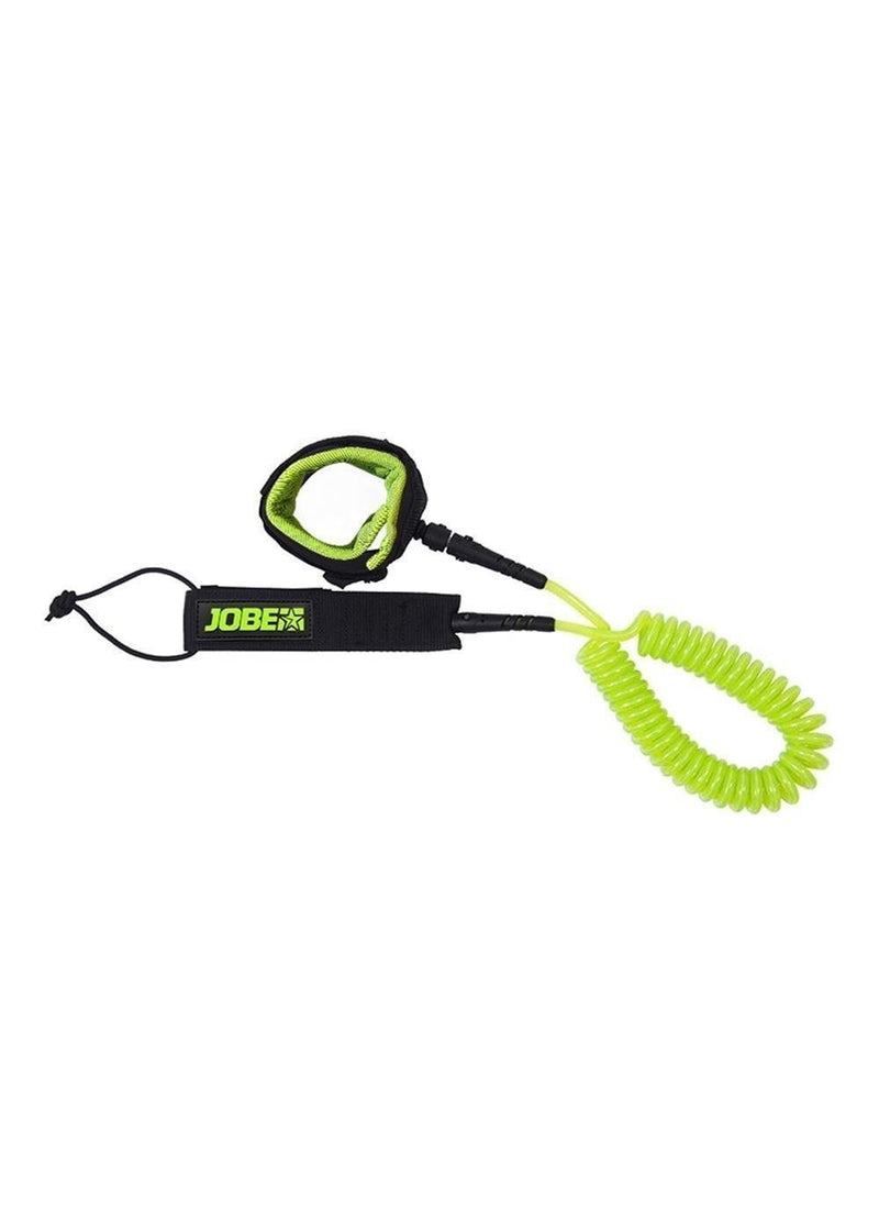 SUP Leash Coil 10FT Lime - Jobe Sports Australia