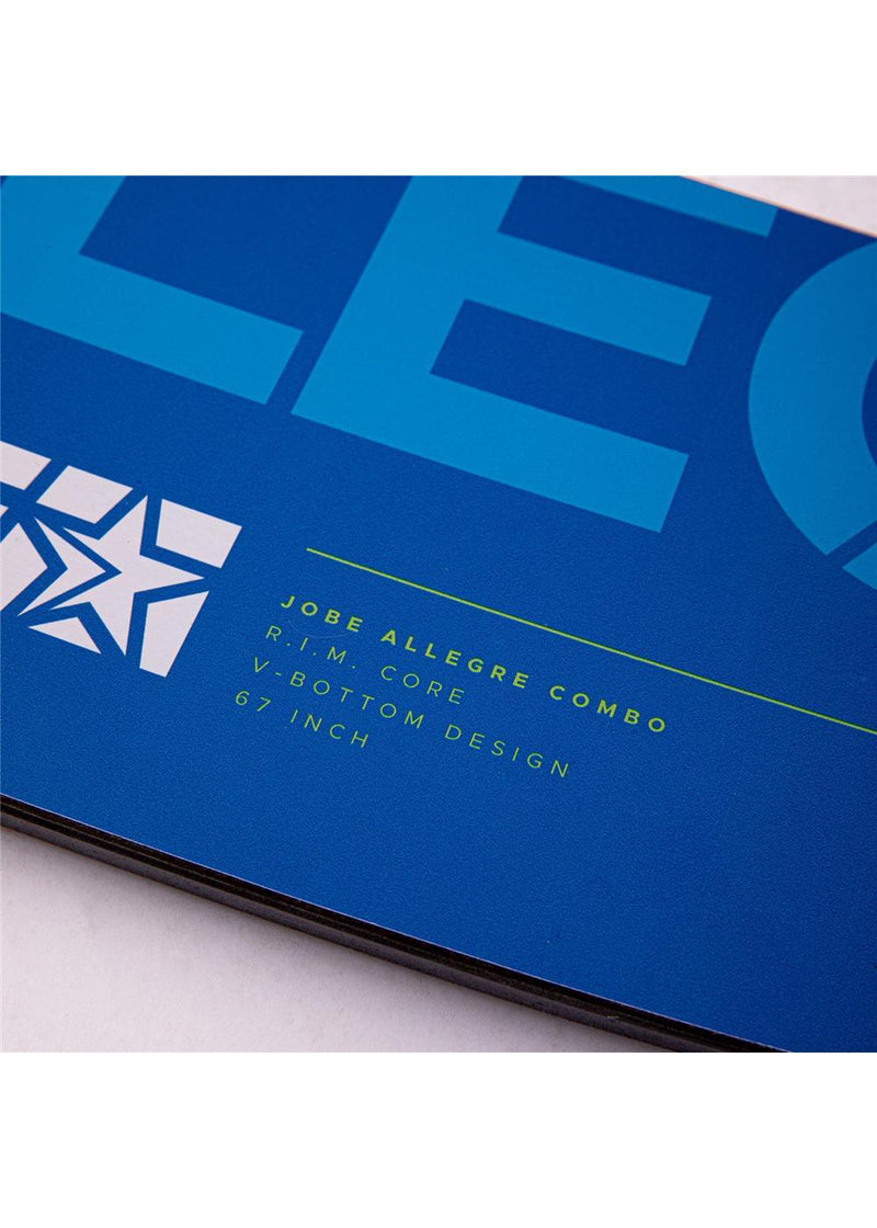 Jobe Allegre 67" Combo Waterskis Blue - Jobe Sports Australia