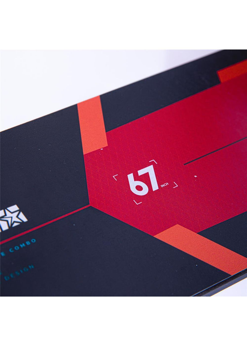 Jobe Allegre 67" Combo Waterskis Red - Jobe Sports Australia