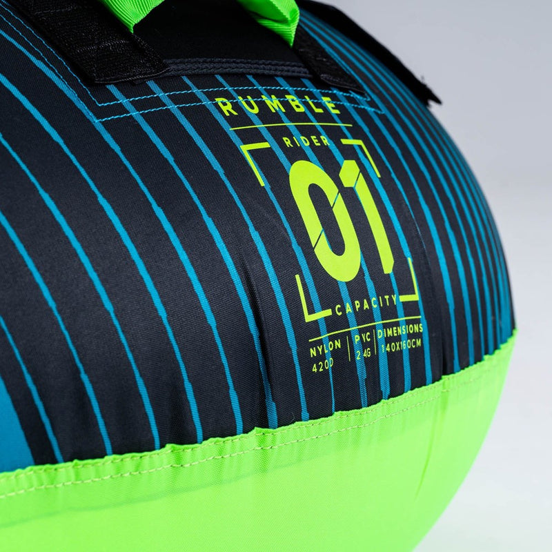 Jobe Rumble Towable Tube 1P Teal - Jobe Sports Australia