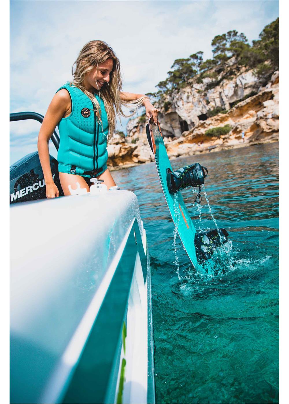 Jobe Fragment Womens Life Jacket Vintage Teal - Jobe Sports Australia
