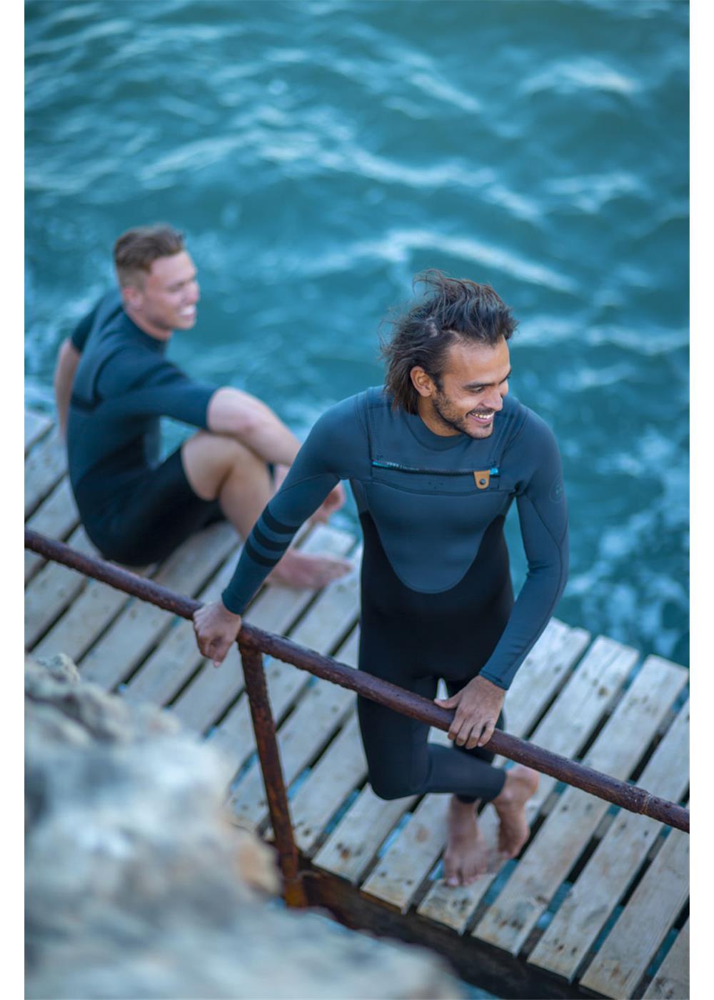Jobe Perth 3/2mm Chestzipper Wetsuit Men Grey - Jobe Sports Australia