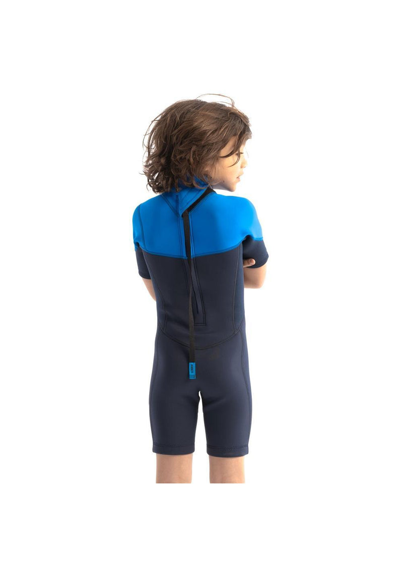 Jobe Boston 2mm Shorty Wetsuit Kids Blue - Jobe Sports Australia