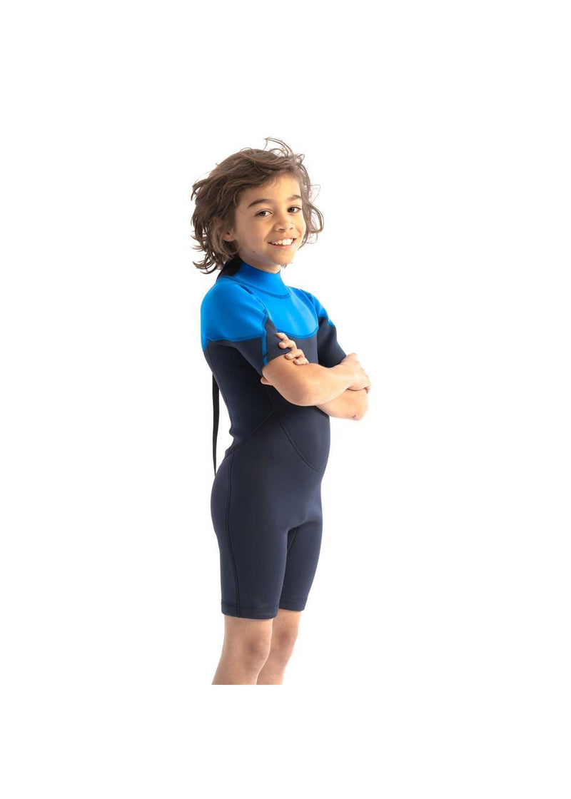 Jobe Boston 2mm Shorty Wetsuit Kids Blue - Jobe Sports Australia