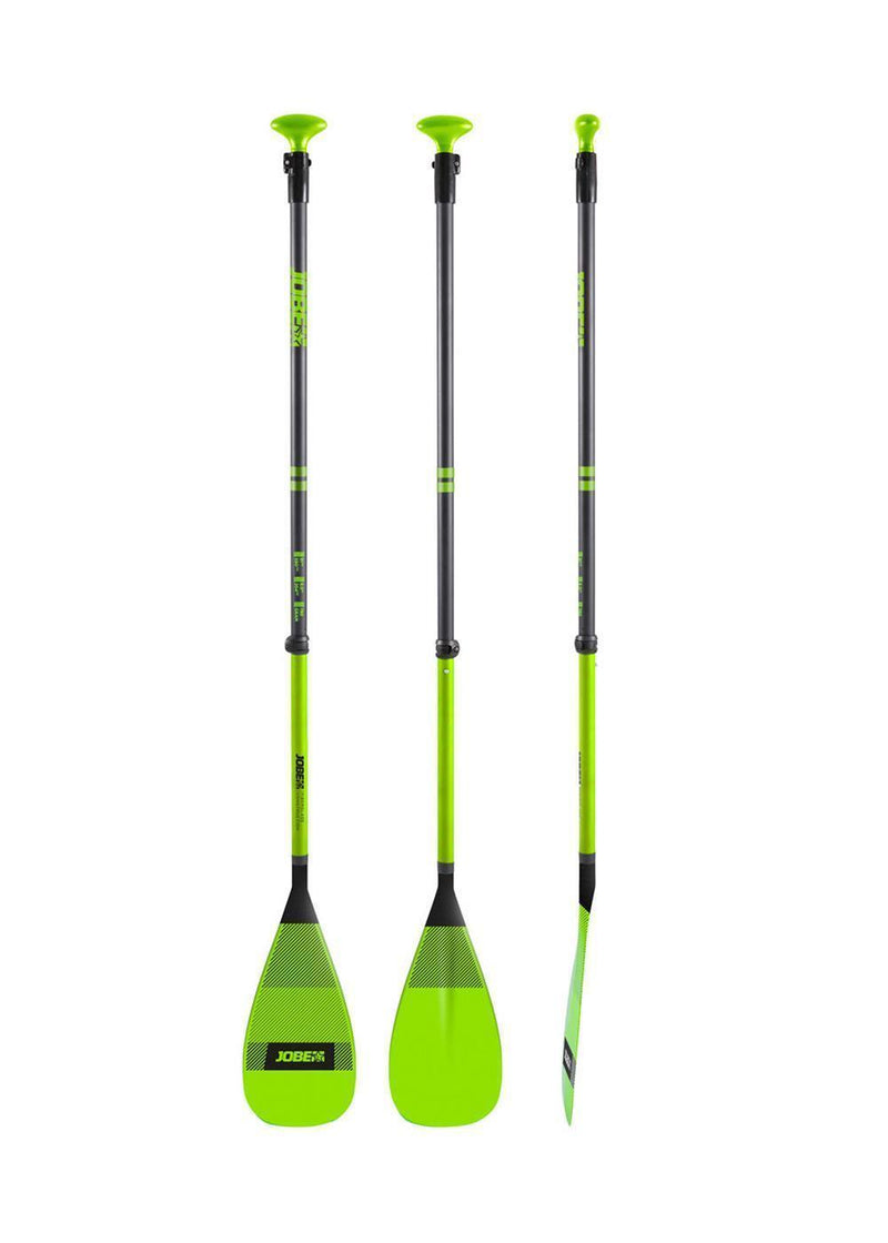 Jobe Fiberglass SUP Paddle Lime 3-piece - Jobe Sports Australia
