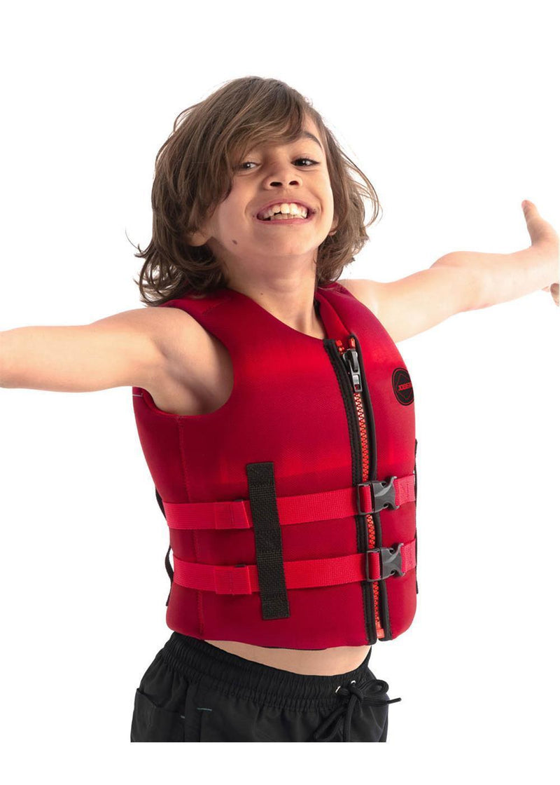 Jobe Neoprene Life Vest Kids Red - Jobe Sports Australia